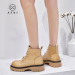 AFNI2021春季新款真皮爆款平底女鞋百搭软底轻便一脚蹬板鞋子LAXX1111018