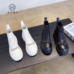 AFNI2021春季新款韩版透气百搭系带真皮厚底运动休闲板鞋LAXX1111019