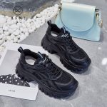 AFNI2021春季新款厚底粗跟单鞋英伦风休闲鞋镜面鞋女LBZS1121063