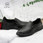 AFNI2021春季新款休闲皮鞋男软面皮男士头层牛皮商务男鞋软底鞋MDXX1111081