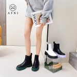 AFNI2021春夏新款真皮小白鞋女厚底松糕女鞋休闲百搭板鞋LAXX1211256