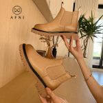 AFNI2021春夏新款方扣高跟鞋女时尚百搭浅口尖头猫跟女鞋细跟单鞋 LDZS1221213